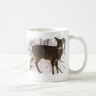 Caneca De Café Cervos na neve