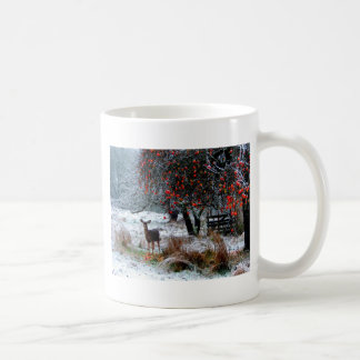 Caneca De Café Cervos no inverno