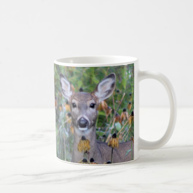 Caneca De Café Cervos nos jardins após o Frost (Direita)