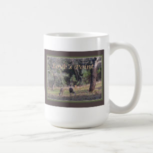 Caneca De Café Cervos que pastam no ponto do amor