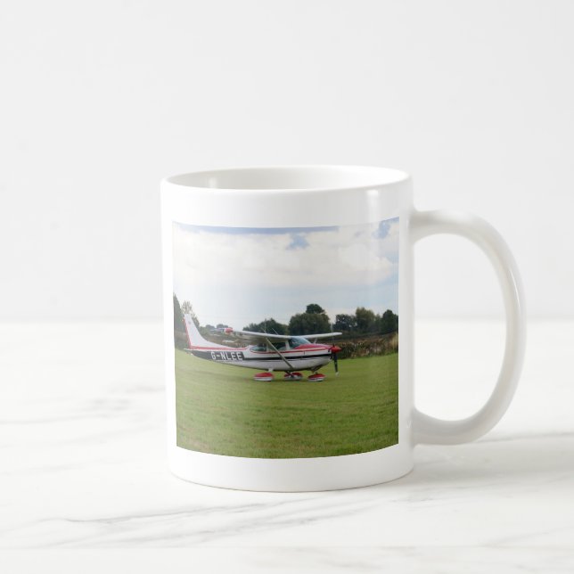 Caneca De Café Cessna 182Q (Direita)