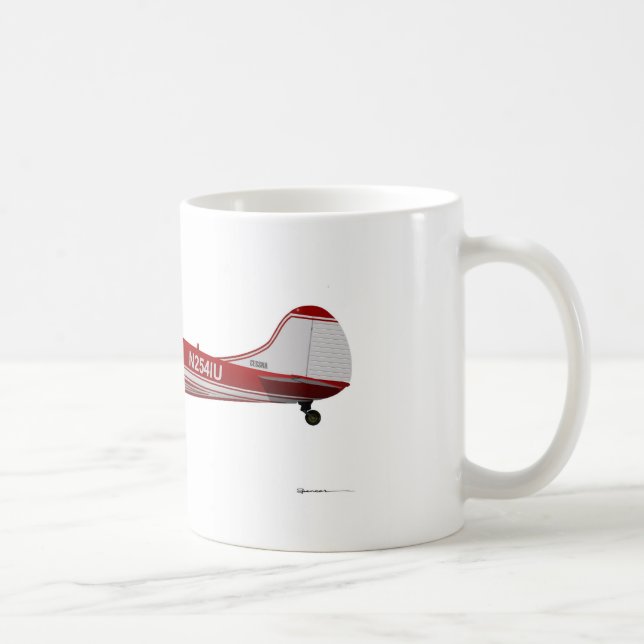 Caneca De Café Cessna 195 (Direita)