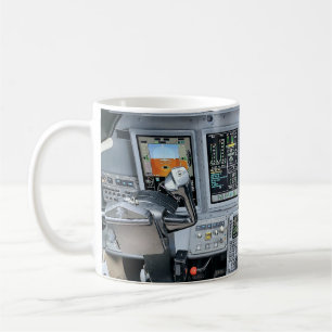 Caneca De Café Cessna Citação Soverforeign Jet Cockpit Coffee M