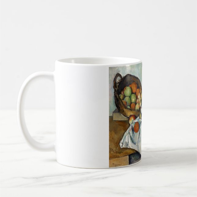 Caneca De Café Cesta de Maçãs de Vida Continua Cobra Cezanne Pint (Esquerda)