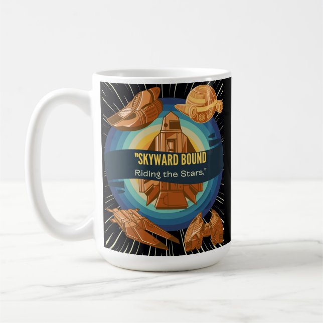 Caneca De Café Céu, A CORRER O NAVIO DAS ESTRELAS (Esquerda)