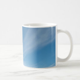 Caneca De Café Céu azul e nuvens brancas