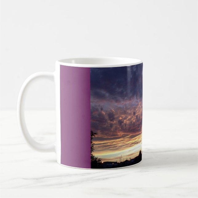 Caneca De Café Céu de Wyoming (Esquerda)