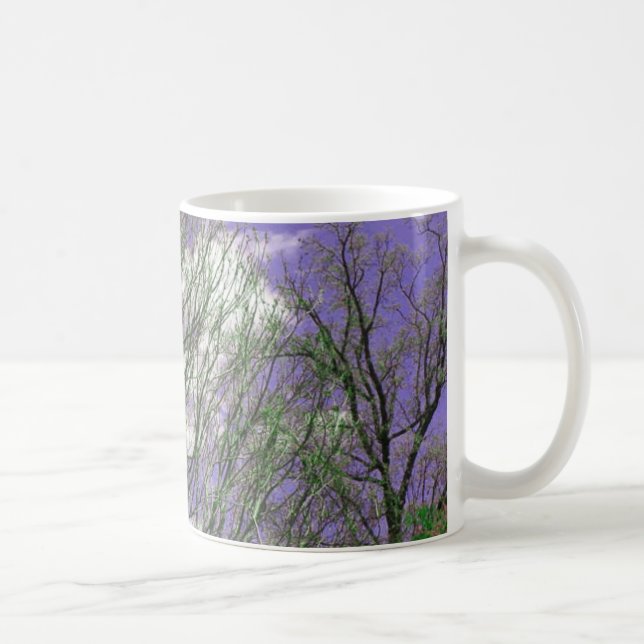 Caneca De Café céu roxo (Direita)