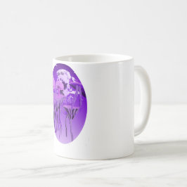Caneca De Café Céu Roxo Sonhador – Arte da Natureza Estética