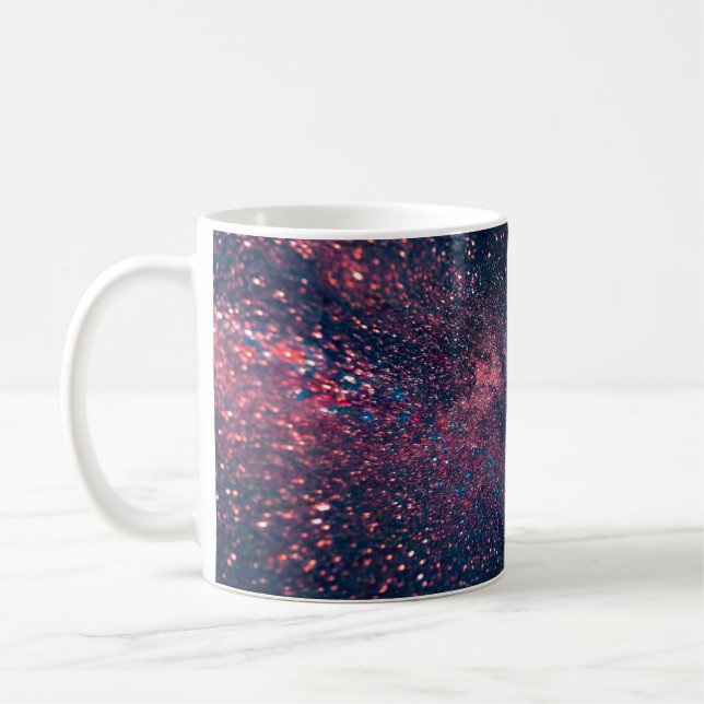 Caneca De Café Céus azuis cheios de estrelas (Esquerda)
