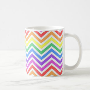 Caneca De Café Cevão-arco-íris moderno, legal e tenso