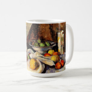 Caneca De Café Cezanne - Vida estática, Posta, Garrafa, Taça e Fr