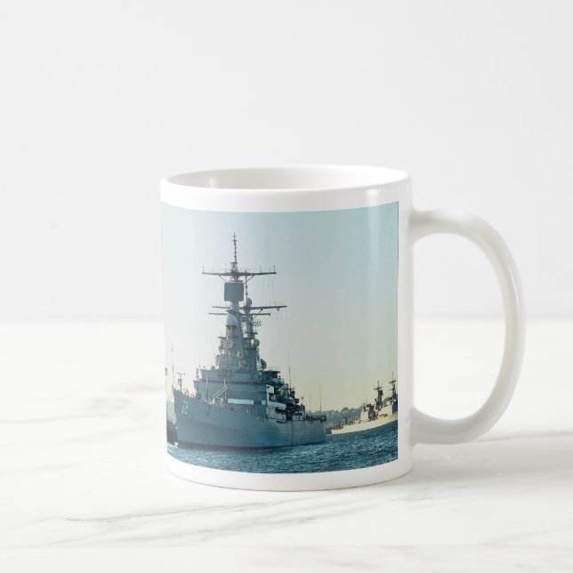 Caneca De Café CGN 39" USS Texas", nuclear - cruzador psto, San D (Direita)
