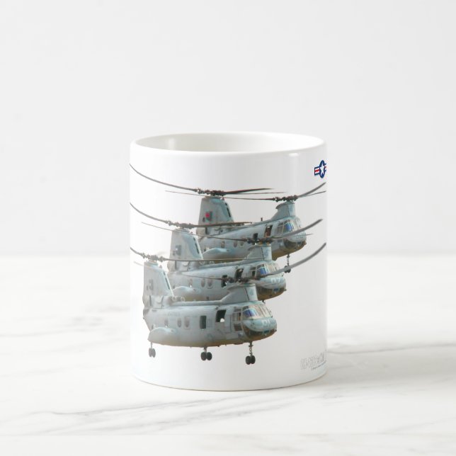 CANECA DE CAFÉ CH-46E SEA KNIGHT (Centro)
