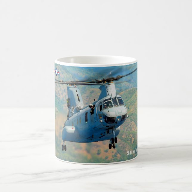 CANECA DE CAFÉ CH-46E SEA KNIGHT (Centro)