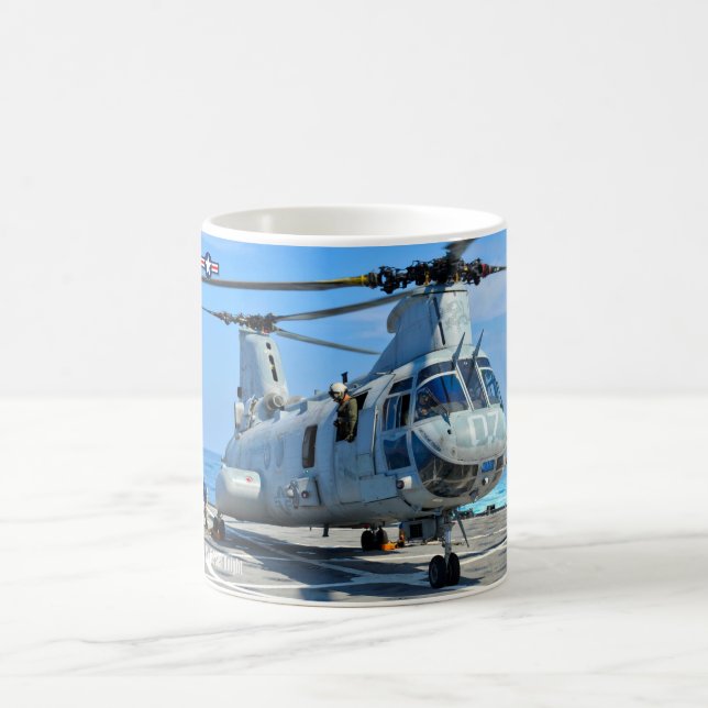 CANECA DE CAFÉ CH-46E SEA KNIGHT (Centro)