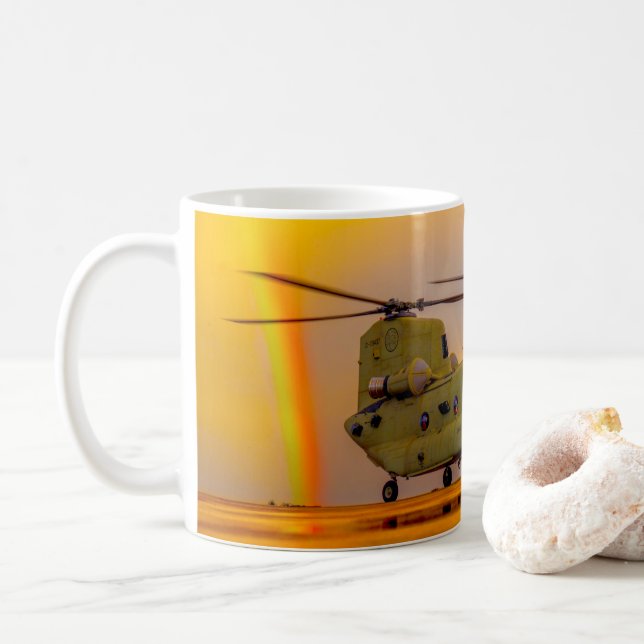 CANECA DE CAFÉ CH-47F CHINOOK (Com Donut)