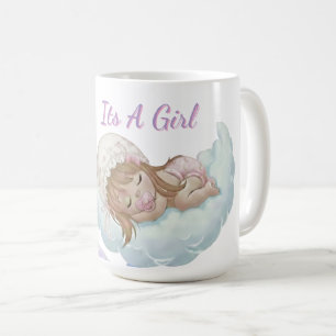 Caneca De Café Chá de Bebê Celestial