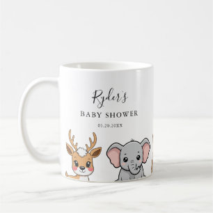 Caneca De Café Chá de Bebê de Animais da Floresta
