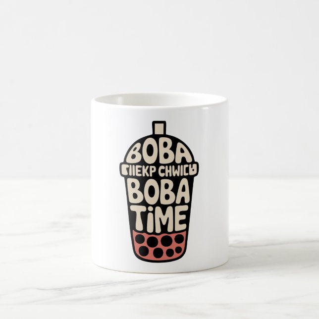 Caneca De Café Chá de Bolhas (Centro)