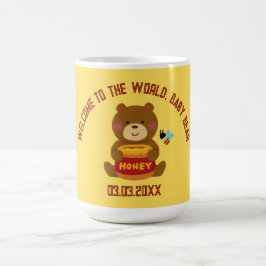 Caneca De Café Chá de fraldas do Tema do Urso Bonito