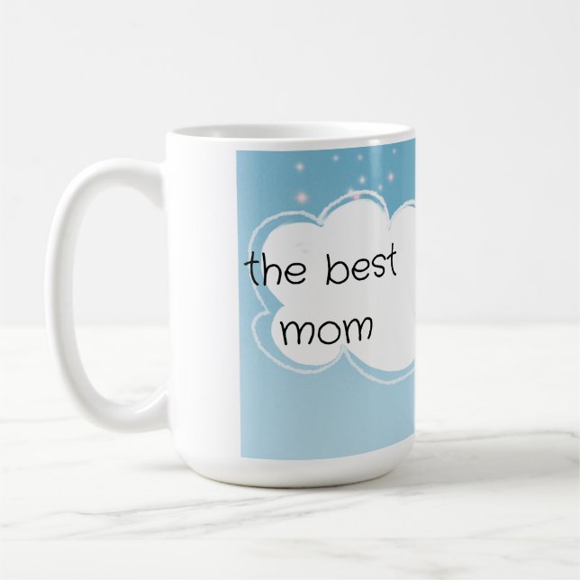 Caneca De Café CHÁ DE FRALDAS . Gato e bebê lindos (Esquerda)