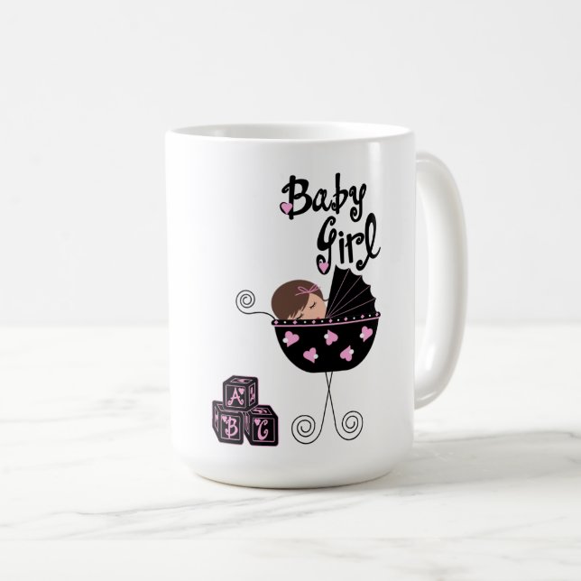 Caneca De Café Chá de fraldas Gift (Frente Esquerda)