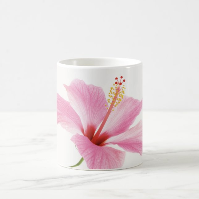 Caneca de café / chá de hibisco rosa (Centro)