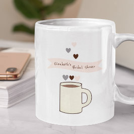 Caneca De Café Chá de Noiva de Café