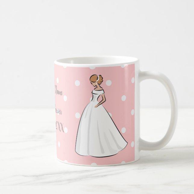 Caneca De Café Chá de panela feliz de vestido elegante (Direita)