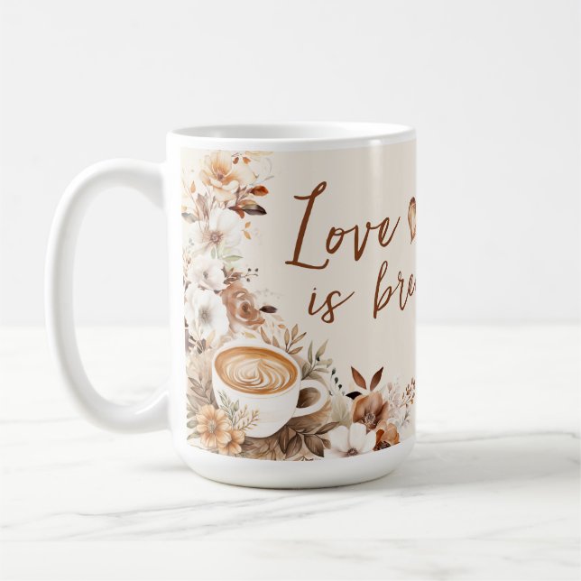 Caneca De Café Chá de Panela Love Is Brewing (Esquerda)