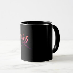 Caneca de Café Chá de Paris com Estilo