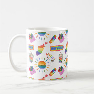 Caneca de Café Chá LGBTQ+ Fofa