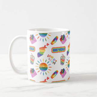 Caneca de Café Chá LGBTQ+ Fofa