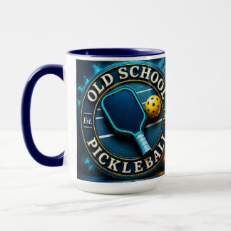 Caneca de café/chá marca old school pickleball