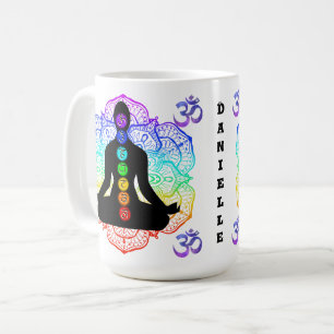 Caneca De Café Chakra Ohm Yogi Zen Mug Personalizado