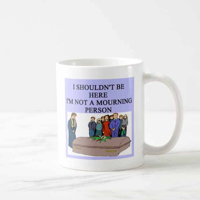 Caneca De Café Chalaça FÚNEBRE da pessoa da manhã (Direita)