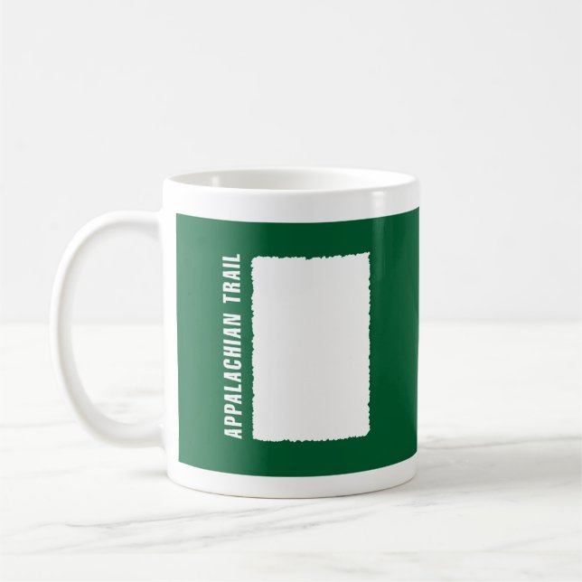 Caneca De Café Chama apalaches do branco da fuga (Esquerda)