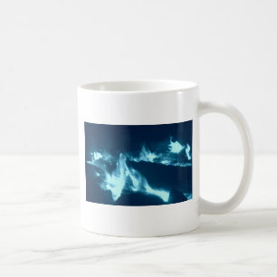 Caneca De Café Chama azul