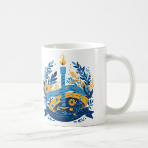 Caneca De Café Chama de Unidade e Crescimento