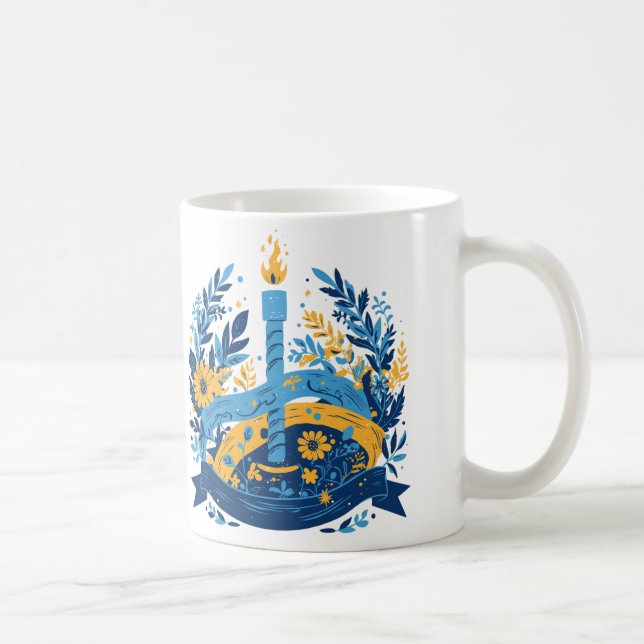 Caneca De Café Chama de Unidade e Crescimento (Direita)