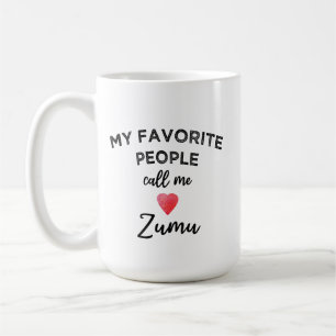 Caneca De Café Chama-me ZUMU Apelido da Avó Paterna Chinesa