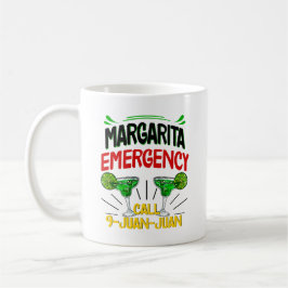 Caneca De Café Chamada de Emergência Margarita 9 Juan