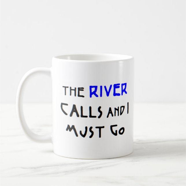 Caneca De Café chamadas fluviais (Esquerda)