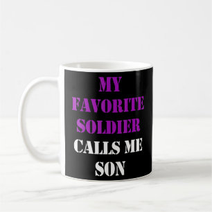 Caneca De Café Chamadas Roxosas Mês Infantil Militar 11
