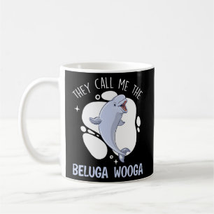 Caneca De Café Chamam-Me Baleia Beluga Wooga Animal Beluga