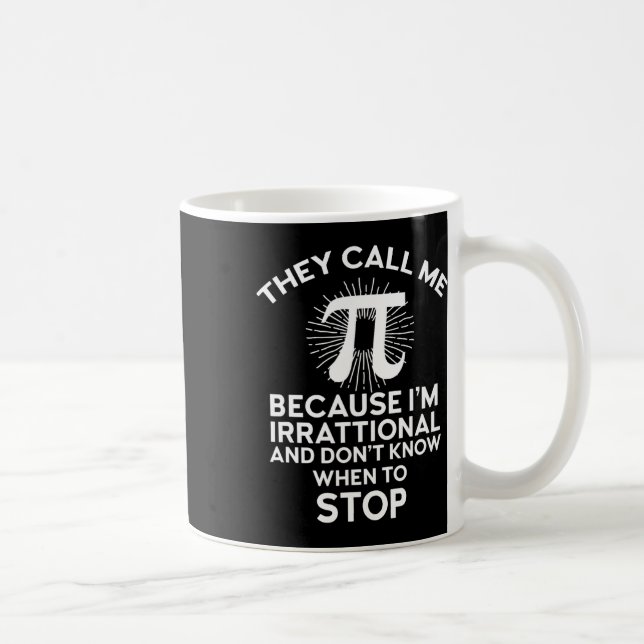 Caneca De Café Chamam-Me Professor De Geek De Matemática Engraçad (Direita)