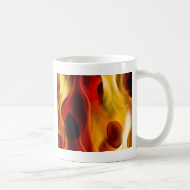 Caneca De Café Chamas (Direita)
