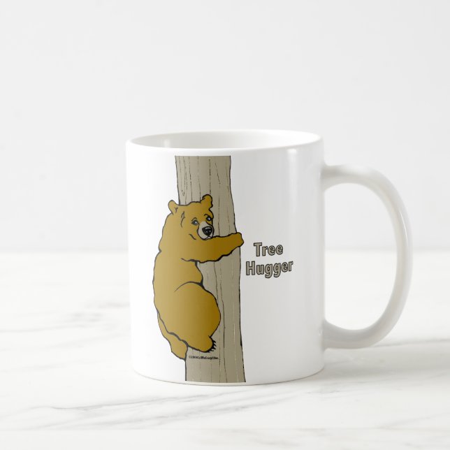 Caneca De Café Chame-me Crazy® Tree Hugger Mug (Direita)