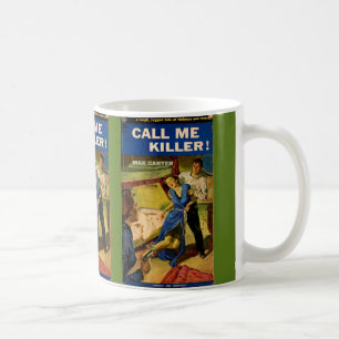 Caneca De Café Chame-me de cobrir de ficção de polpa da Killer